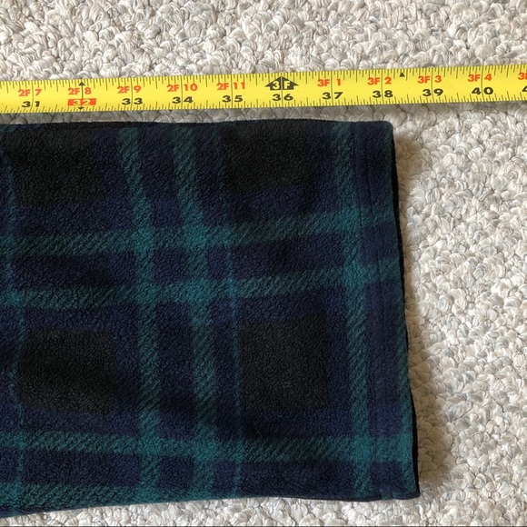 Perry Ellis Windowpane Plaid Pajama Lounge Pants Green - Picture 8 of 14